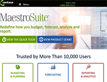 Tablet Screenshot of centage.com